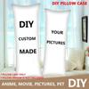 Game Genshin Impact Arataki Itto Cosplay Body Pillow Case Dakimakura Peachskin 2-Side Hugging Body Throw Cushion Pillow Case