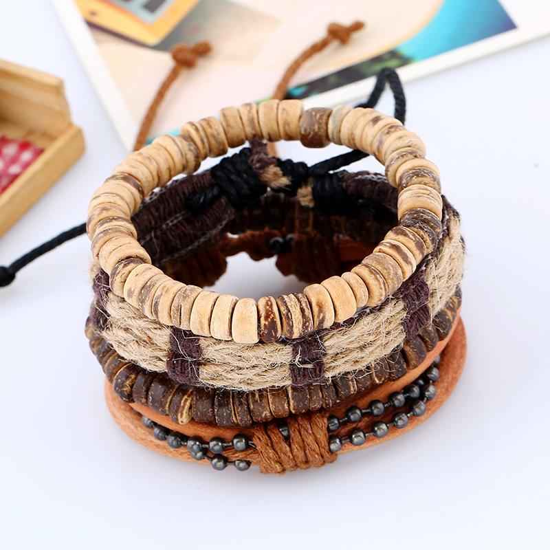 European and American Simple Retro Suit Bracelet DIY Woven Bracelet Men's Bracelet