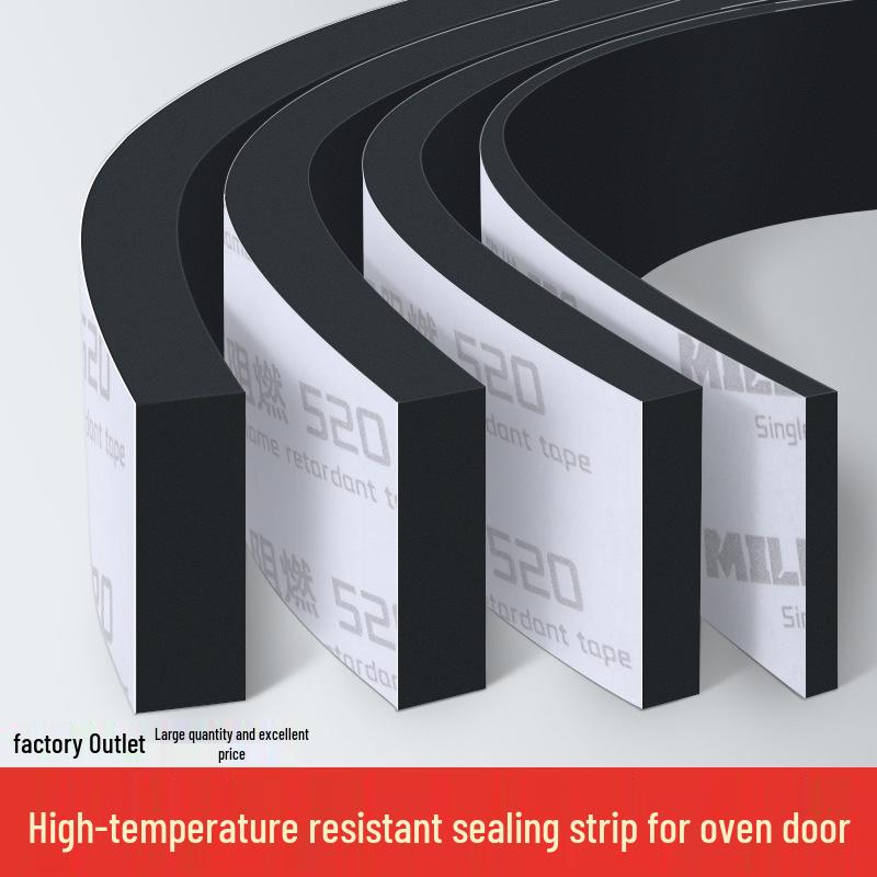Silikon-Backofentürdichtungsstreifen - Hitzebeständige und Flammhemmende Dichtung für Dampfgarer oder Desinfektionsschrank