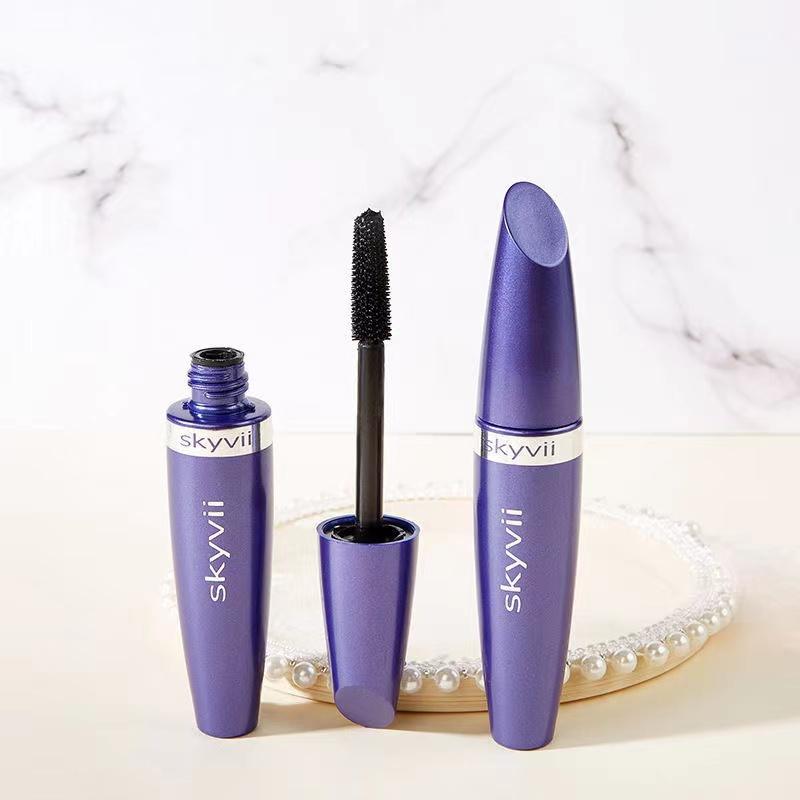Set di crema mascara allungante 4D Fibra allungante mascara nera per occhi impermeabile per studentessa studentessa di bellezza femminile