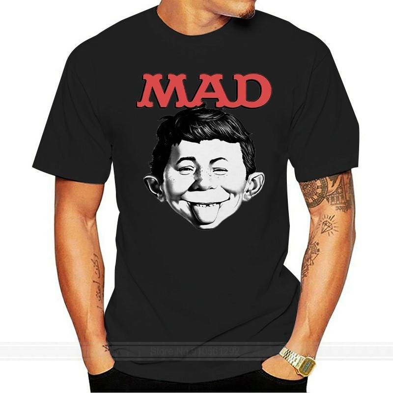 New Mad Alfred E Neumann Men's White Shirt Sizes S M L XL 2XL TEE Shirt Brand Clothing Tops