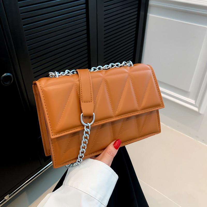 

Trendy Casual Women s Small Square Bag In Elegant Black Chic Color For Summer Fashion коричневий