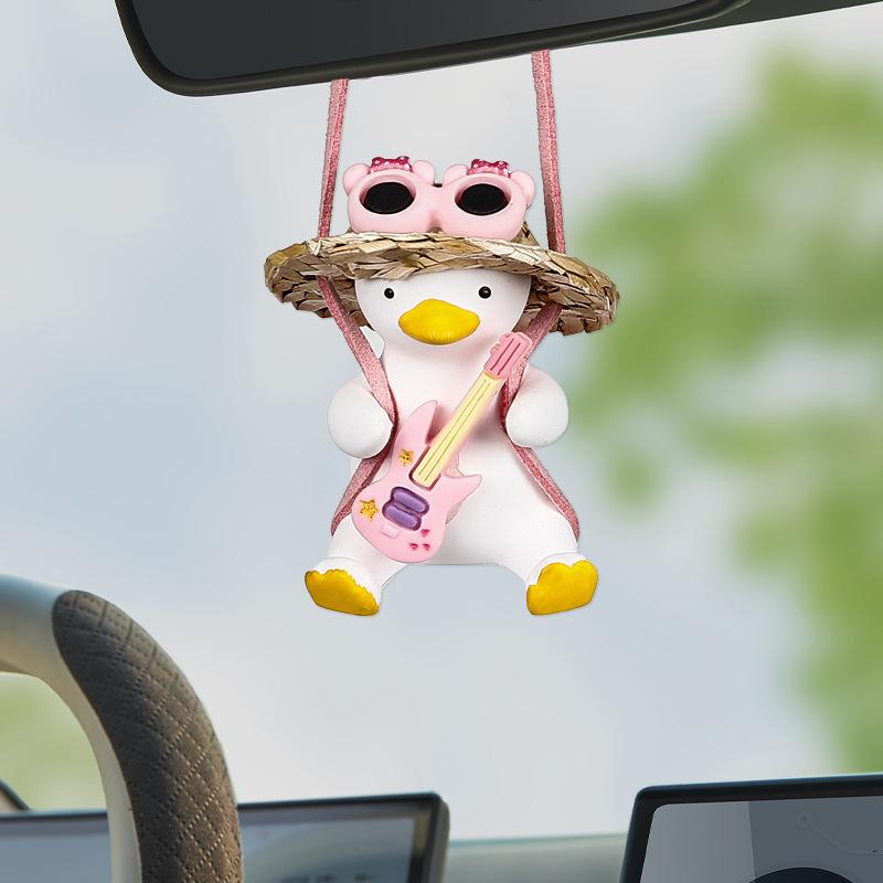 Car Pendant Swing Duck Car Rearview Mirror Pendant Car Pendant Car Pendant