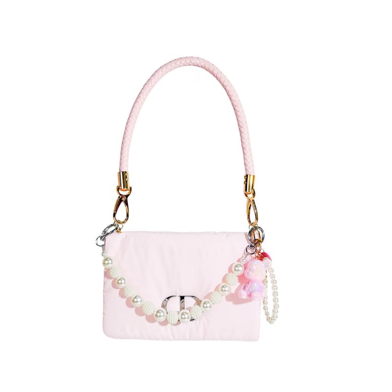 DIOR DIY Style Cosmetic Bag Cute Bear Love Powder Niche High-end Cute Versatile Atmosphere Trendy Sweet Fashion Simple Classic Classic New