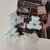 4pc Fashion European and American Cute Blue Bear Hair Claws Clips for Girls Women Ladies Korean Kawai Hair Accessories