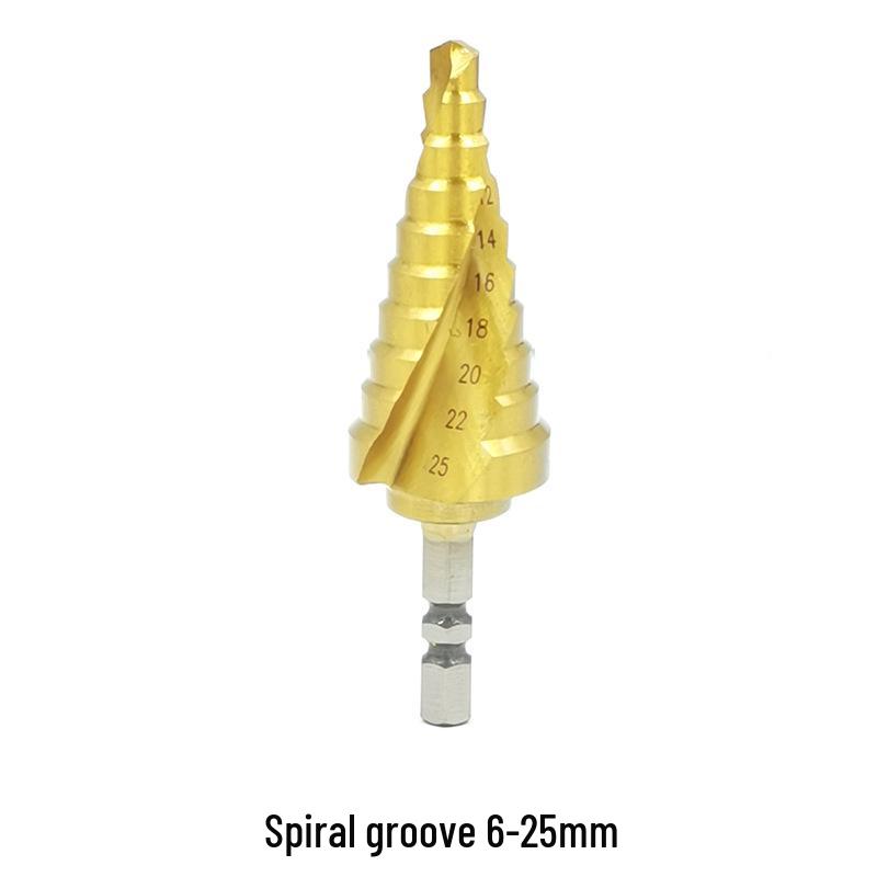 Hex Shank Pagoda Step Drill Bit for Metal