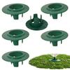 6pcs Lawn Sprinkler Head Protector Adjustable Depth Irrigation Protector Sprinkler Donut Guards For Lawn Yard Garden Backyard