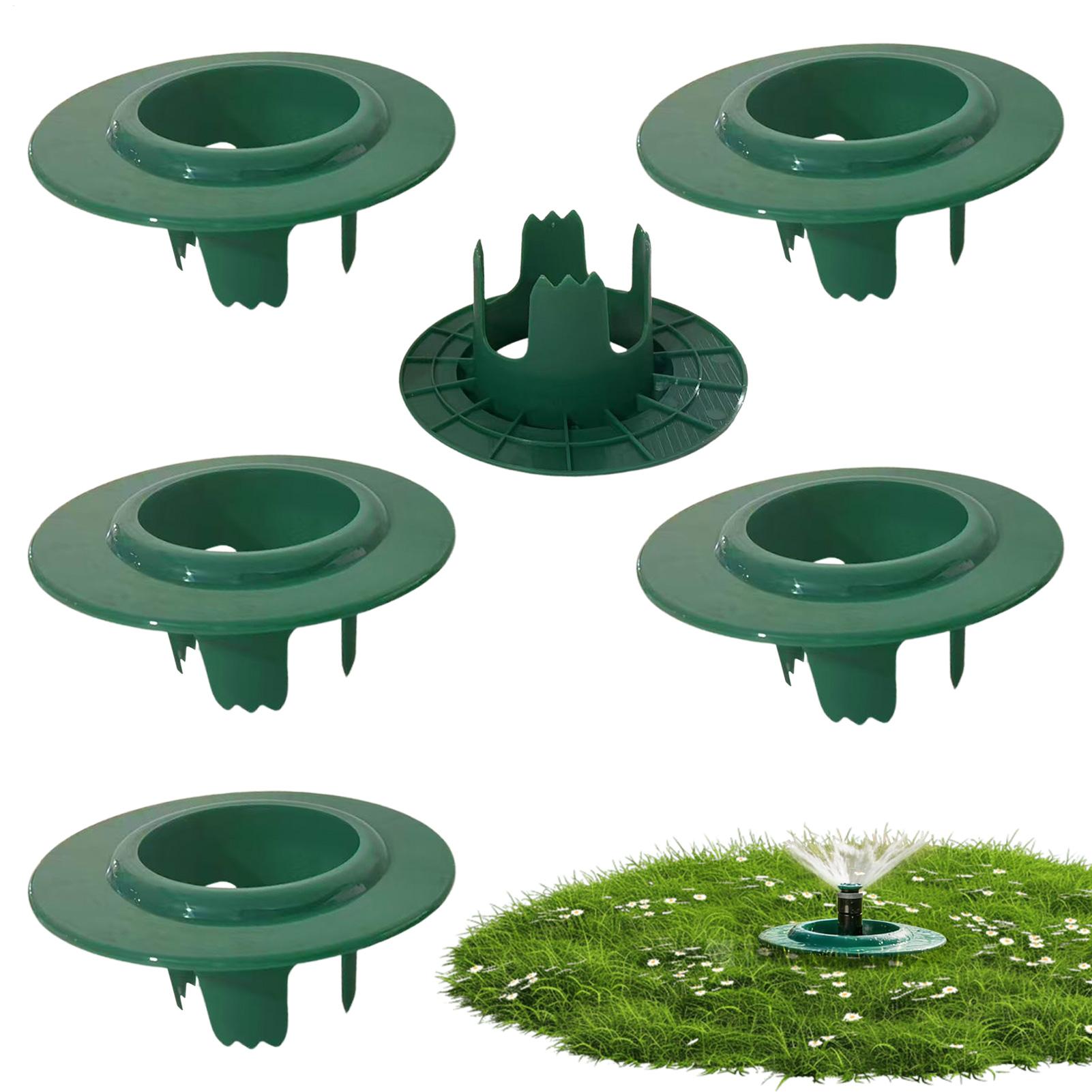 

6pcs Lawn Sprinkler Head Protector Adjustable Depth Irrigation Protector Sprinkler Donut Guards For Lawn Yard Garden Backyard China Mainland