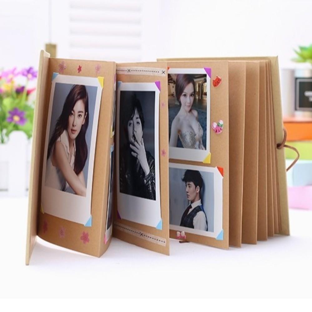 Expandable Accordion Photo Album Retro Diy Photo Album Creative Scrapbook Album  Couple Gift
