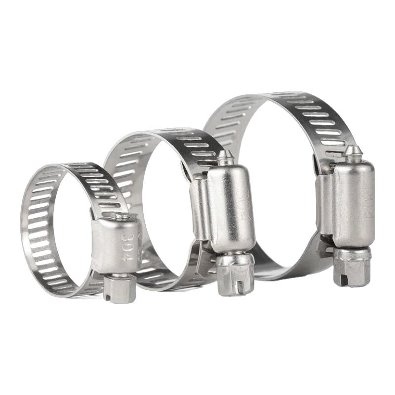 Jingu Lao 304 Stainless Steel American Style Hose Clamps Φ18-32 (10pcs)