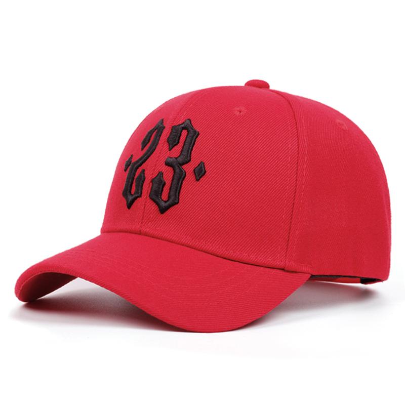 2026 New Fashionable Baseball Hat 23 Embroidered Street Hip Hop Skateboarding Hat Outdoor Leisure Decoration Sunshade Hat Unisex