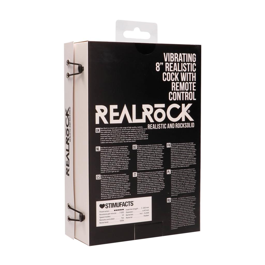 RealRock - Realistic Dildo with Balls 25 Cm