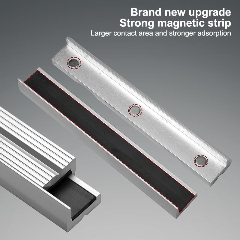 Magnetic Vise Jaws V Type Vice Jaws Protectors Cover Aluminum Alloy Multi-Purpose Vise Jaw Pads For Woodworking Plum