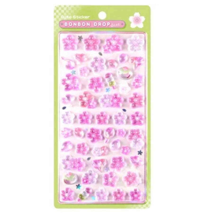 

Coruria Bonbon Drop Seal Cherry Blossom Japanese Pattern Official Product 94471