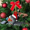 Unique Sharks Xmas Tree Decoration 2D Flat Hanging Pendant For Christmas Tree Decoration