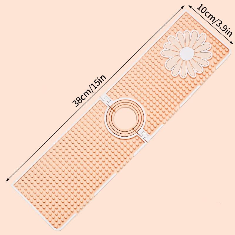Kitchen Faucet Splash Pad Silicone Drain Pad Sink Washstand Placemat Dish Drying Mat Kitchen Gadgets Supplies Kitchen Home Decor