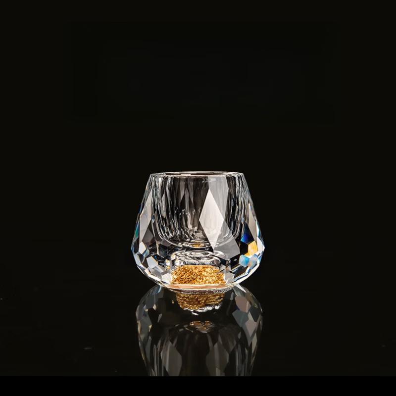 OLOEY Gold Foil Bullet Baijiu Glass Set