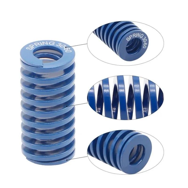 2pcs Light Load Coil Spring Outer Dia 6 8 10 12 14 16 18 20 22 25 27 30-50mm Length 20-300mm Die Mold Springs Blue Compression Spring