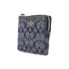 Coach Nolita 16 Classic Monogram Zip Closure Fabric Wristlet Clutch Small Women clutch Denim-Blue CH371-IMDEI