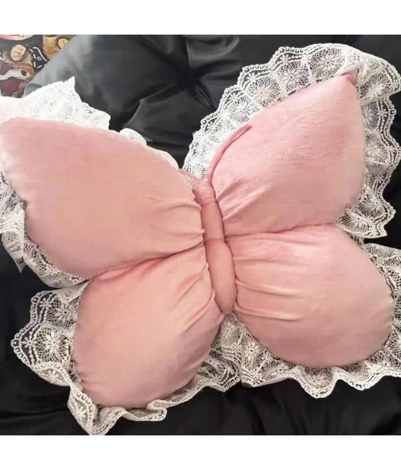 Cute Princess Butterfly Office Pillow Living Room Bow Bedroom Car Sofa Cushion Home New Pillow Room Home Garden Decor