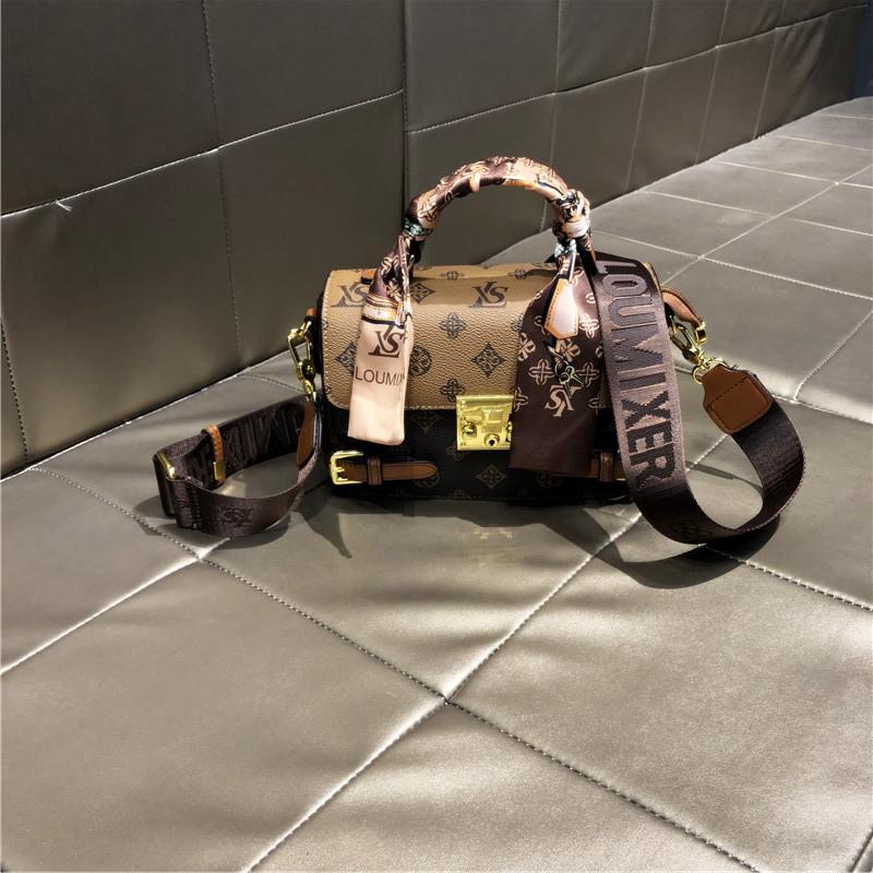 Nowa torebka crossbody jesienna damska skórzana torebka mała torebka na jedno ramię mała kwadratowa torebka