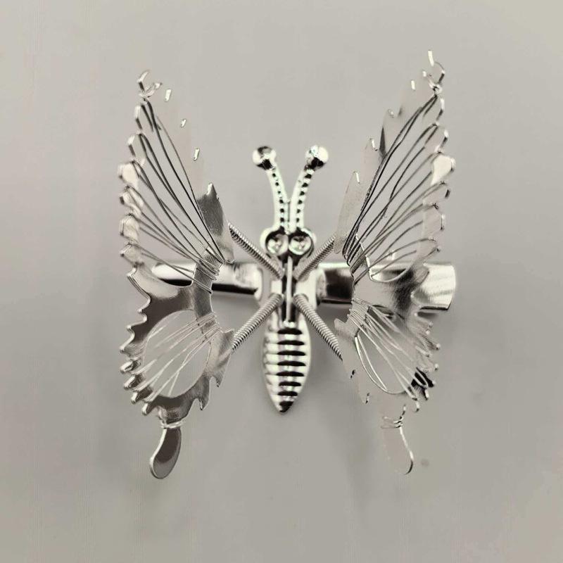 Moving Butterfly Wings Hairpin - Korean Style Hair Accessory for Girls