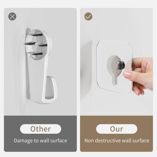 20Pcs/Set Screw Wall Hook No Drill Adhesive Modern Heavy Duty Photo Frame Rack Clock Mirror Towel Clothes Hanger Home Supplies