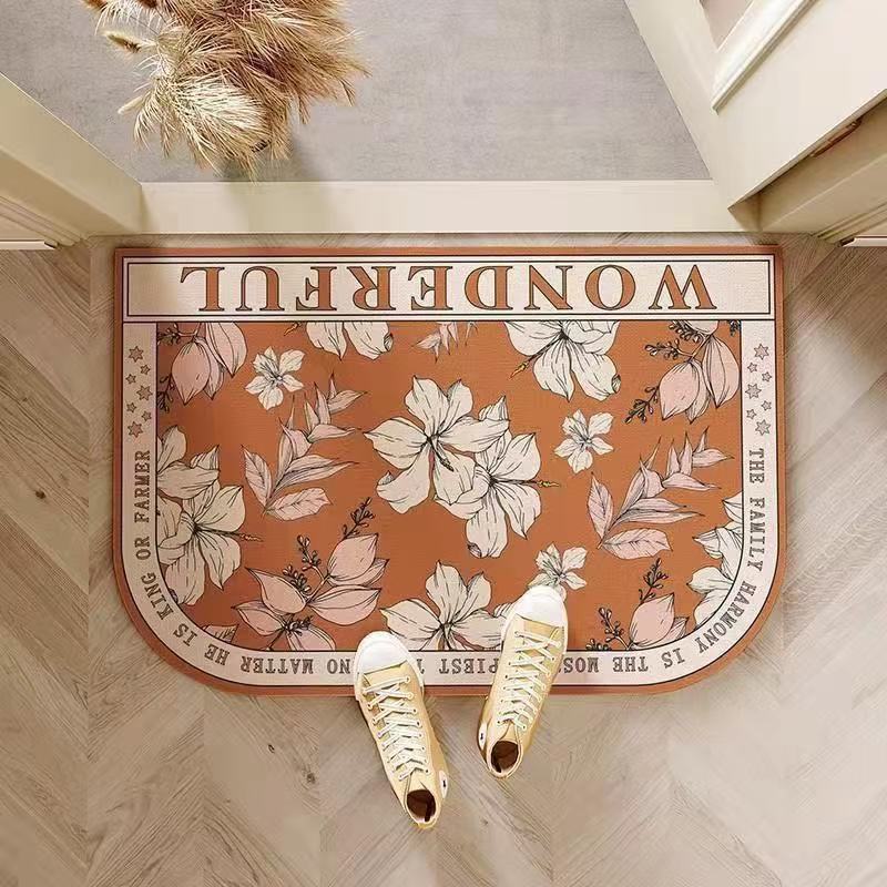 

Bathroom Floor Mat Household Kitchen Bathroom Anti Slip Dirt Resistant Absorbent Quick Drying Floor Mat 40*60cm