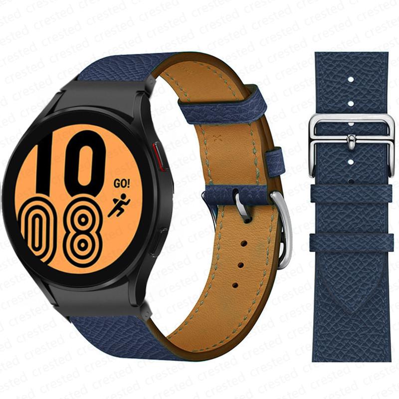 20mm Armband für Samsung Galaxy Watch 6 4 classic/5 Pro 44mm 40mm 47mm 43mm 45 Ohne Lücken Lederarmband Correa Galaxy Watch 6 Armband