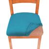 1 Piece For Sale Removable Dining Chair Seat Cover Velvet Stretch Chair Seat Cushion Slipcover For Dining Room Kitchen Chairs