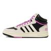 adidas Neo Hoops 3.0 Anneau Magique Confortable Léger Durable Antidérapant Mi-Haut Chaussures de Skate Unisexe Chaussures de Skate Noir Blanc Violet HP6904