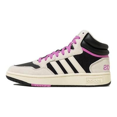 Neo Hoops 3.0 Magic Ring Comfortable Lightweight Durable Non-Slip Mid-Top Skate Shoes Unisex Skate Shoes Black White Purple HP6904
