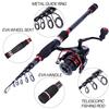 SOUGAYILANG Fishing Rod Portable Carbon Fiber Telescopic Fishing Pole 1.8m-3.0m Fishing Tackle Tools