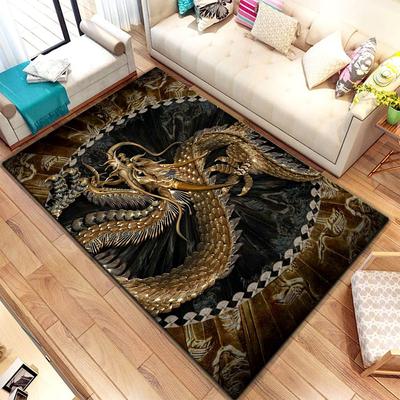 Chinesischer traditioneller Drachen-Teppich, Wohnzimmer-Dekorationsteppich, Yoga-Matte, Camping-Matte, Tischset, Teppiche für Wohnzimmer