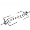 Kit de rôtisserie - onlyfire - 6012 - acier inoxydable - 120 cm - 4 brochettes - 99,1 cm de largeur