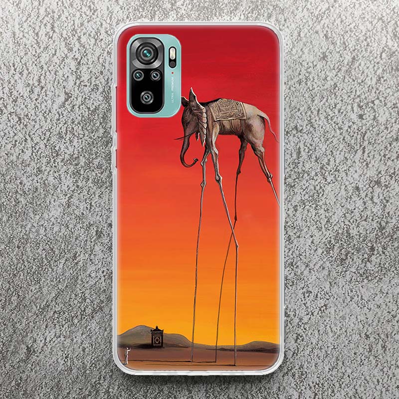Salvador Dali Art Print Soft Case for Xiaomi Redmi Note 14 13 12S 11S Phone Shell 10 Pro Plus 11E 11T 12 11 10S 5G Cover