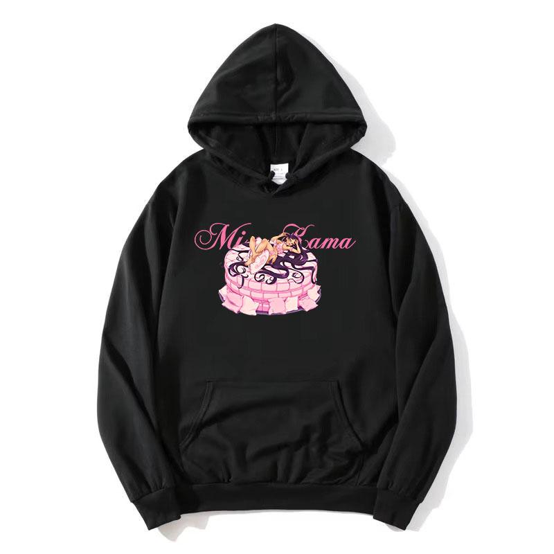 Paloma Mami Sängerin Druck Hoodies Langarm Cartoon Grafik Sweatshirts für Damen Lässig Herbst Fleece Damen Pullover Mädchen