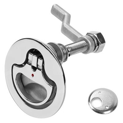 Boat Cam Latch Stainless Steel Marine Hatch Pull with Back Plate