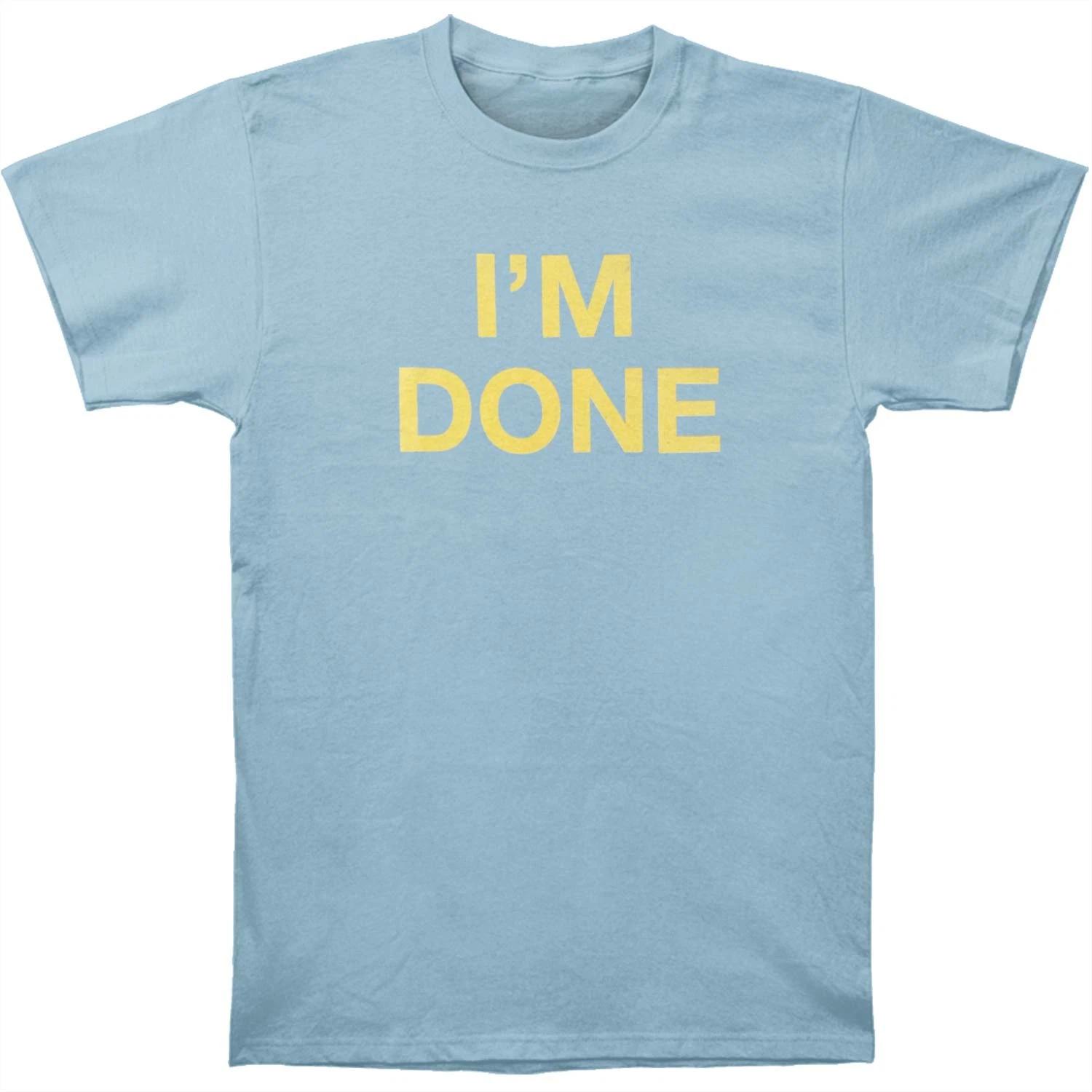 Men s Julie Ruin I m Done Slim Fit T-shirt XX-Large Blue L