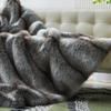Bed Double King Size Throw Blanket New Winter Faux-fur Thickened Plush Blanket Flannel Imitation Fox Fur Warm Soft Blanket