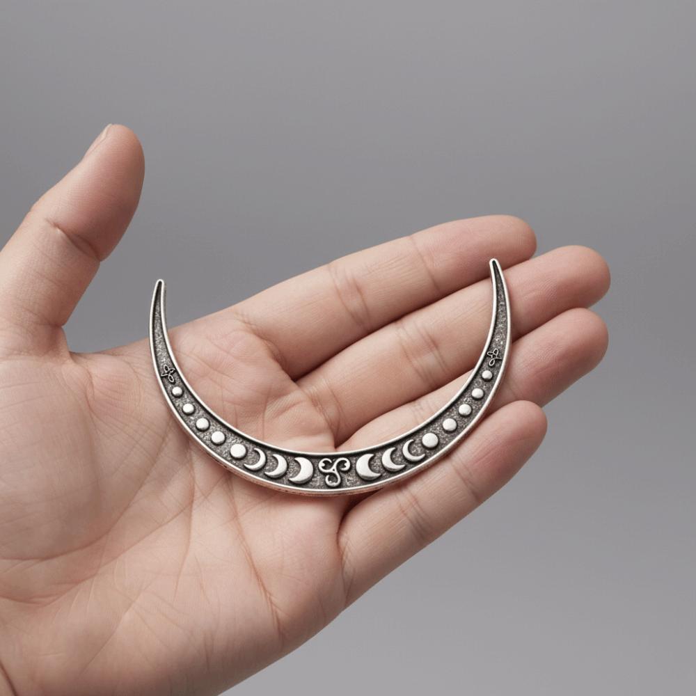 Alloy Retro Moon Hairpin Exquisite Carving Gothic Hairpin Ancient Style Hairpins  Women Accessory