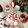 1 PCS Christmas Gingerbread Man Candy Jar Sealed Plastic Juice Drink Bottle Xmas Party New Year Gingerbread Man Drink Container