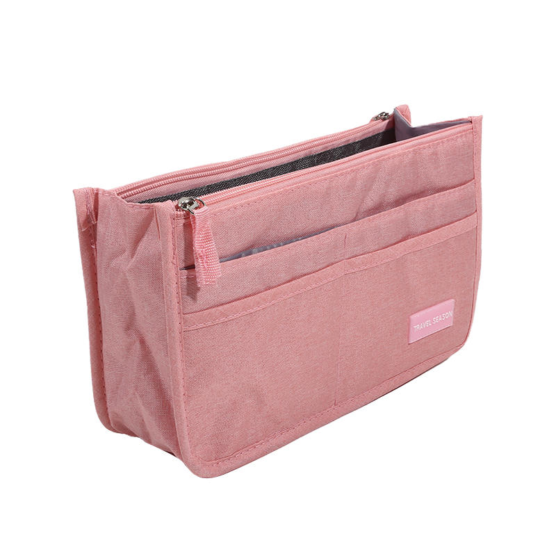 Fashion Travel Tote Bag Shaper Insert with Handles Large Capacity Purse Organizer Liner Bag Multifunctional Cosmetic Bag