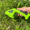 Dual-Use Rechargeable Electric Hedge & Grass Trimmer with Lithium Battery