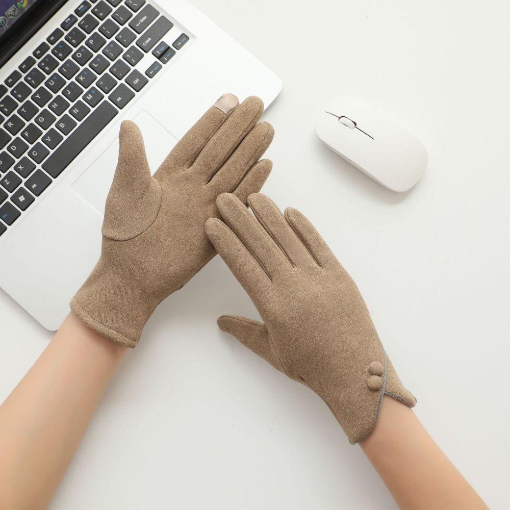 Outdoor German Velvet Gloves Winter Thermal Gloves New Cold Weather Gloves