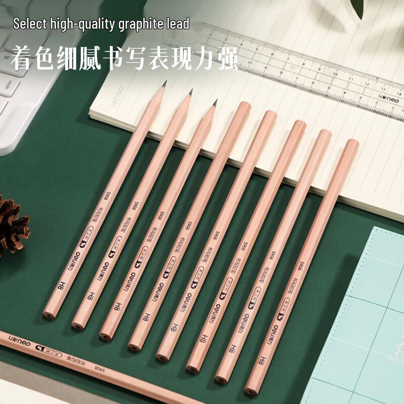 Deli S908 Natural Wood Pencils