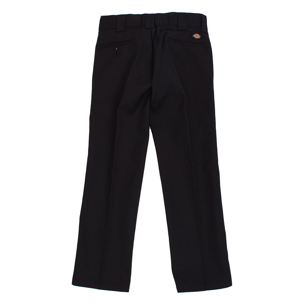 Dickies Slim Fit Low-Rise Pants WP873, Men's Work Chino Pants, Plus Sizes, Black (BK), W42L32 [Parallel Import]