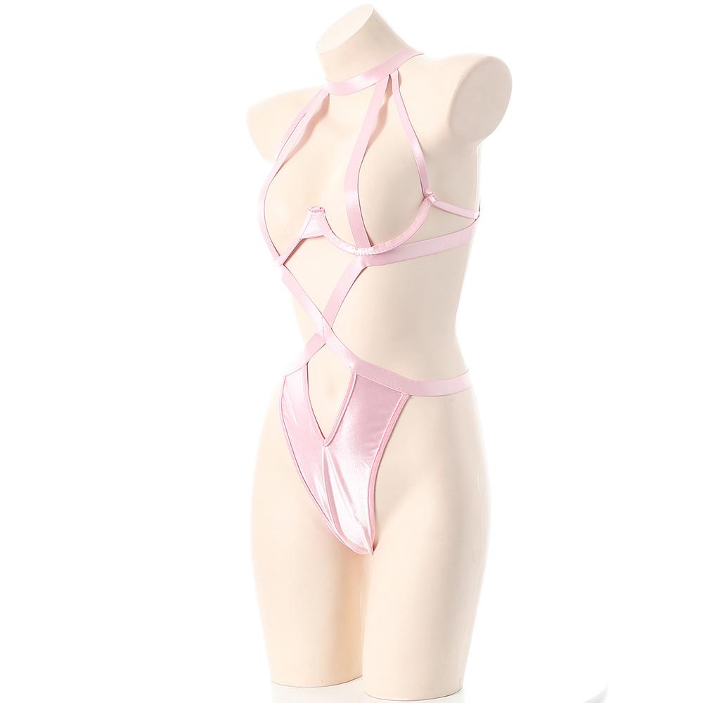 XXOO Erotic Sexy Lingerie Women Strap Bodysuit Underwear Movie Outfits Cosplay Costumes