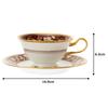 Noritake Cup Saucer Both Coffee and 220cc Sublime Shrimp Tea Bone China & (for Tea) Y59587/4403-2