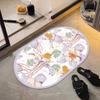 Diatom mud non-slip floor mat, absorbent mat, bathroom anti-mat, toilet, toilet door foot pad, household bathroom